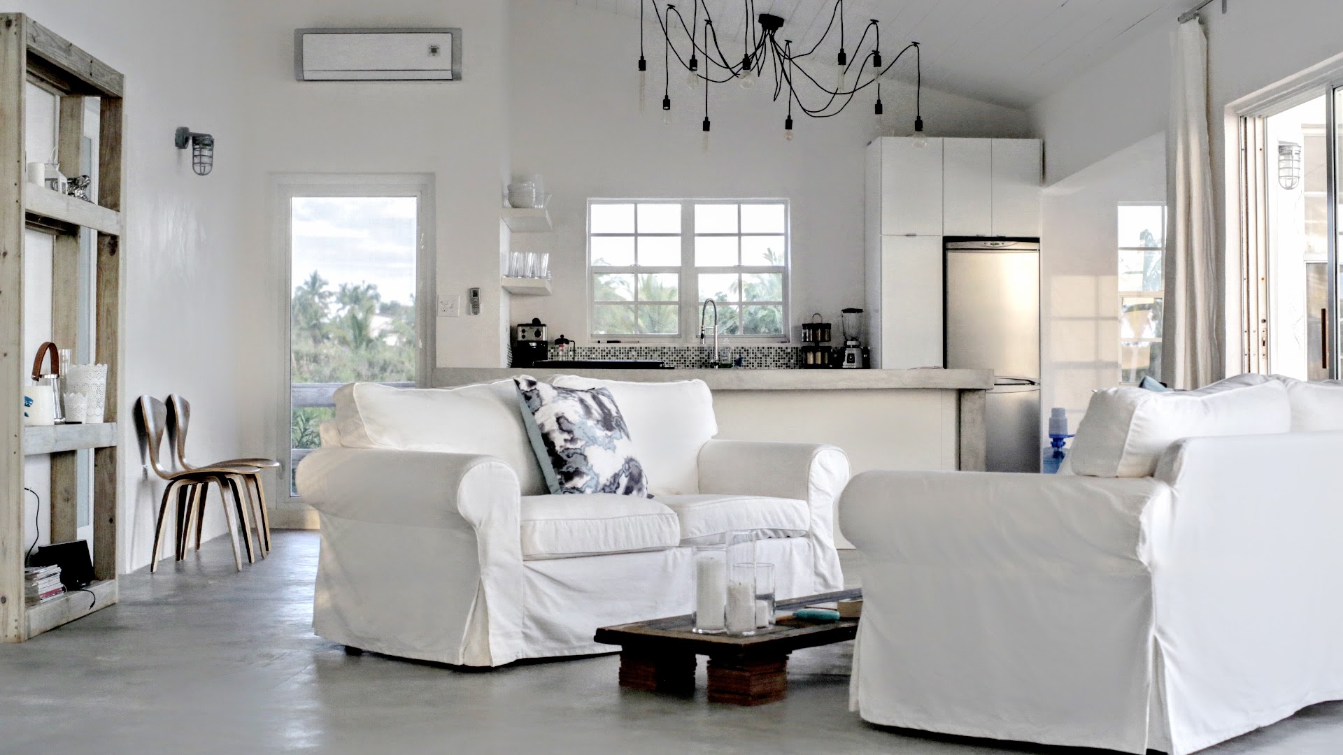Beautiful Modern — open living and kitchen area